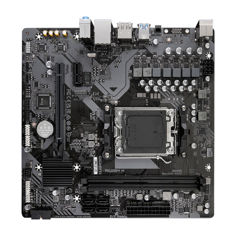 TARJETA MADRE GIGABYTE A620M H / SOCKET AM5 / DDR5 / DP / HDMI / MICRO ATX / GAMA BASICA image 4